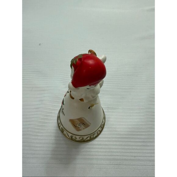 Napcoware Vintage Japan Porcelain Christmas Rudolph Reindeer Bell - Picture 4 of 6
